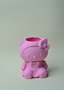Cute Pink Hello Kitty Brush Holder