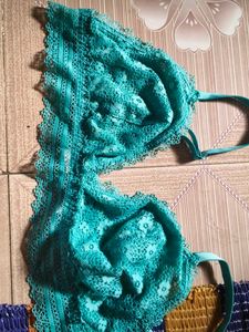 Teal Lace Bralette