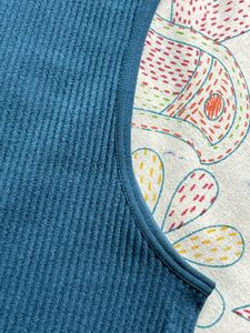 Zara sleeveless high neck top - pigeon blue