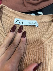 Elegant Knit Sweater From ZARA