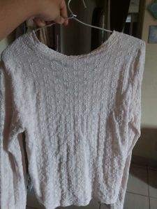 coquette Elegant Cream Cardigan