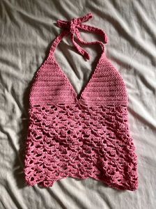 Boho Crochet Halter Top