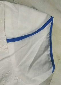White Kurta with Heart Design