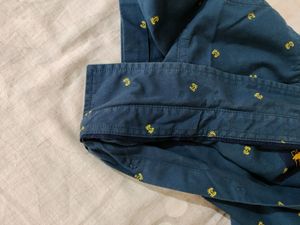 Shirt Blue Half Sleeves