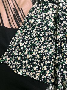 Cute Button-Up and  Crop Top