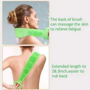 Silicone Body Scrubber for Bath Green Color