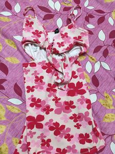 Pink Floral Dress