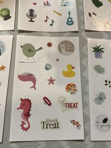 Factor Notes Cute Sticker Sheets Set Of 9