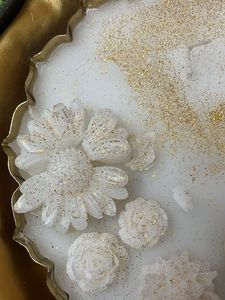 Decorative Floral Scented Candle