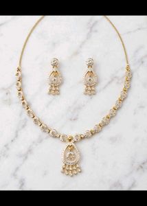 18k Gold-plated necklace set
