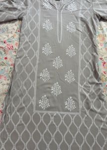 Elegant Grey Kurta
