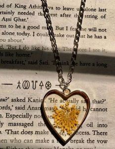Heart Resin Pendant Necklace