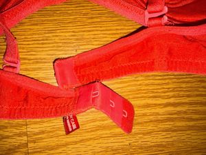 Red Padded Bra