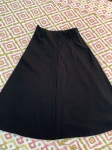 Classic Black A-line Skirt