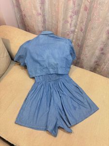 Denim Co-ord Playsuit Set