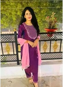 kurta pant set taffeta fabric