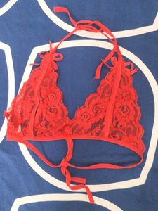 Red Lace Lingerie Set