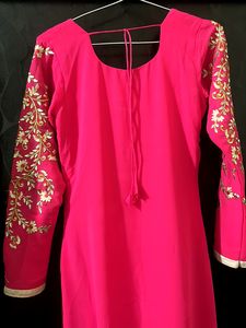 Pink Colour Party Wear Suit With Dupatta