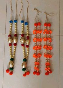 Unused Four Pieces Decorative Haar/Mala /Necklace