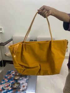 Large Mustard Yellow Tote Bag