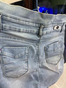 Denim Mini Skirt