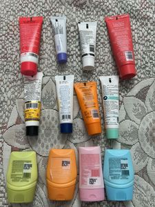 Assorted Sunscreens &amp; Moisturizers Lot