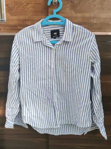 Striped Button-Up Shirt