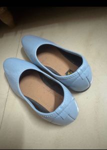Chic Light Blue Ballet Flats
