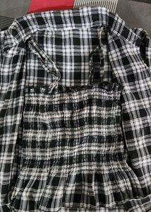 Combo of Shirt with under styling top and Zara Bla