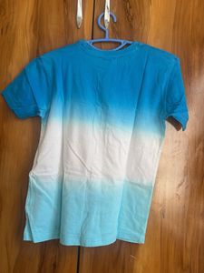 Kids Blue &amp; White Ombre T-Shirt