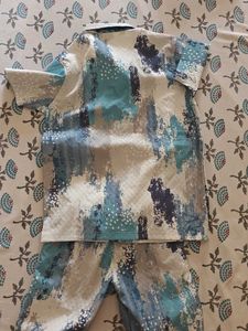 Boys' Printed Shirt &amp; Shorts Set
