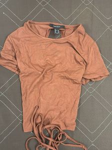 Forever 21 Brown Crop Top