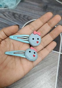 blue Cute Hair Accessories Set