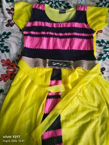 Vibrant Firdusi Dress Material