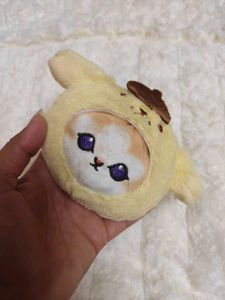 Cute Yellow Plush Keychain