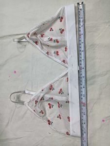 Cute Cherry💚  big size Print Bra