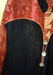 Elegant Blue Anarkali Kurta