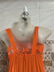 Orange Maxi Nightgown