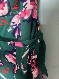 Green Floral Maxi Dress