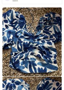 Dressberry Floral Print Crop Top