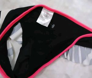 Stylish Bikini Bottom with Zebra Print