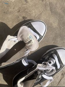 Black High-Top Sneakers