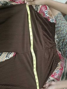 Brown Wide-Legged Pants