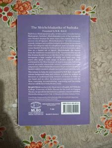 The Mrichchhakatika of Sudraka Book