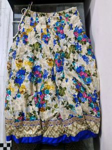 Floral Bridesmaid Lehenga Choli with Dupatta