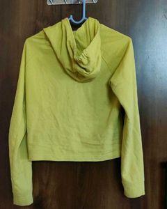 Vintage Style Yellow Hoodie
