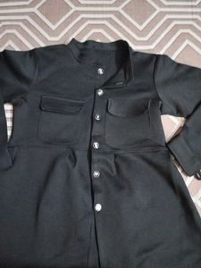 Black Button-Up Jacket