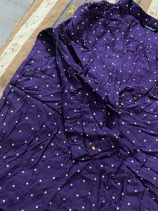 Purple Polka Dot top