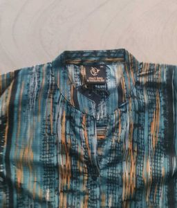 Striped Green &amp; Gold Kurta