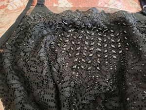 Lace Camisole &amp; Black Top Set